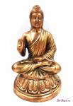 Будда Шакьямуни с рукой в Витарка Мудре, металл силумин, 35 см, Индия